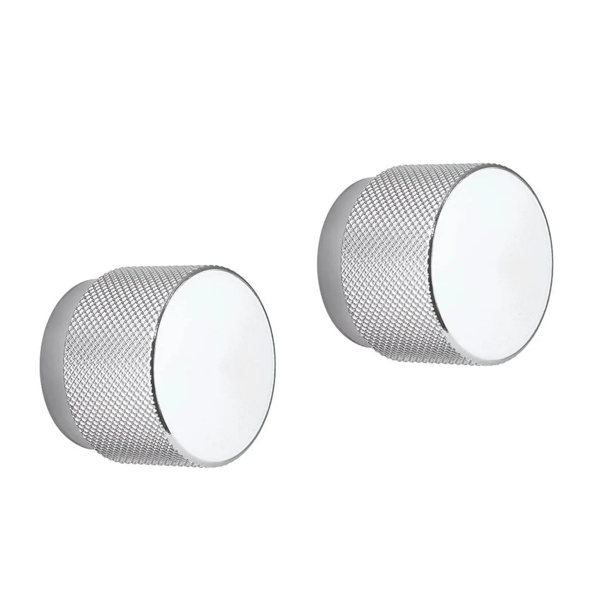 A Set of 2 Crosswater Knurled Vanity Unit Knobs