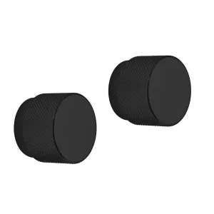 A Set of 2 Crosswater Knurled Vanity Unit Knobs