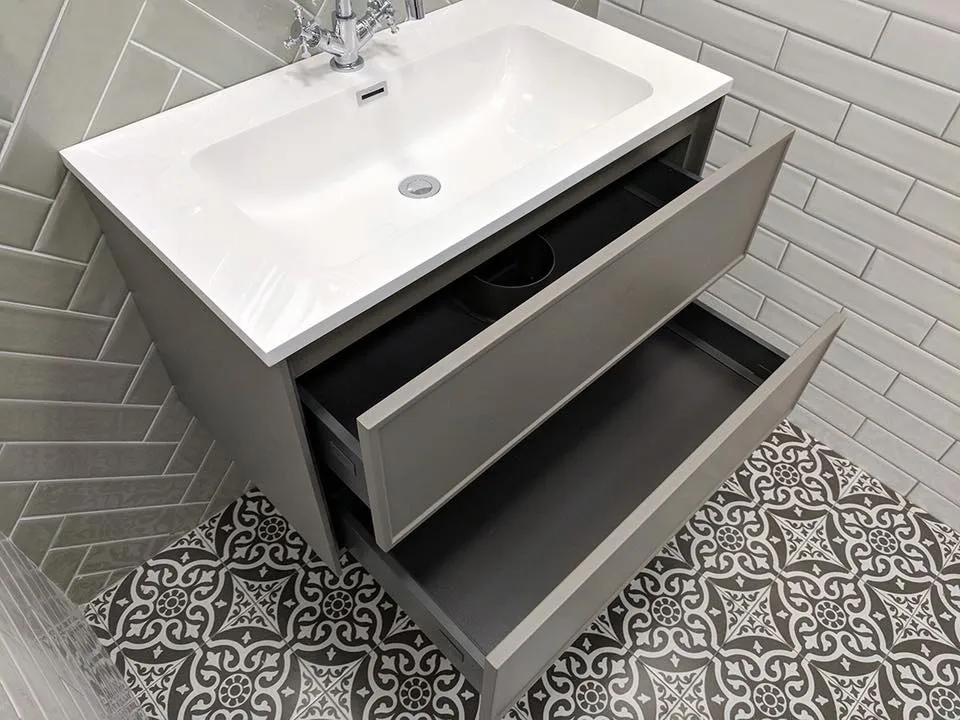 Adelaide Wall Hung Vanity Unit With Basin