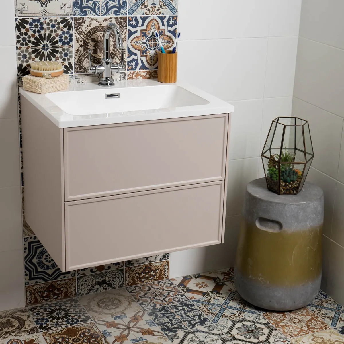 Adelaide Wall Hung Vanity Unit With Basin