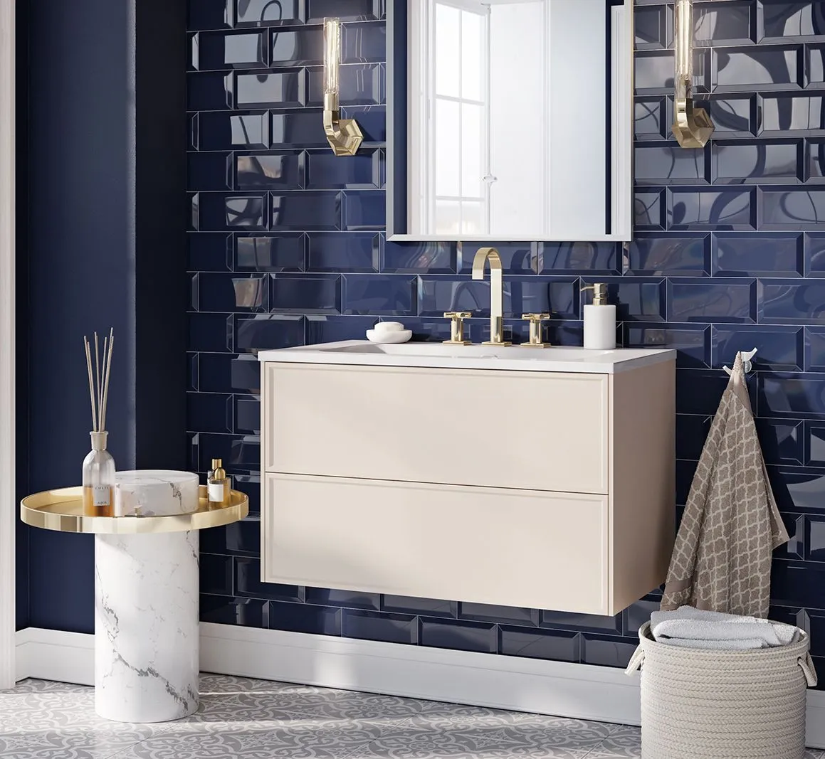 Adelaide Wall Hung Vanity Unit With Basin