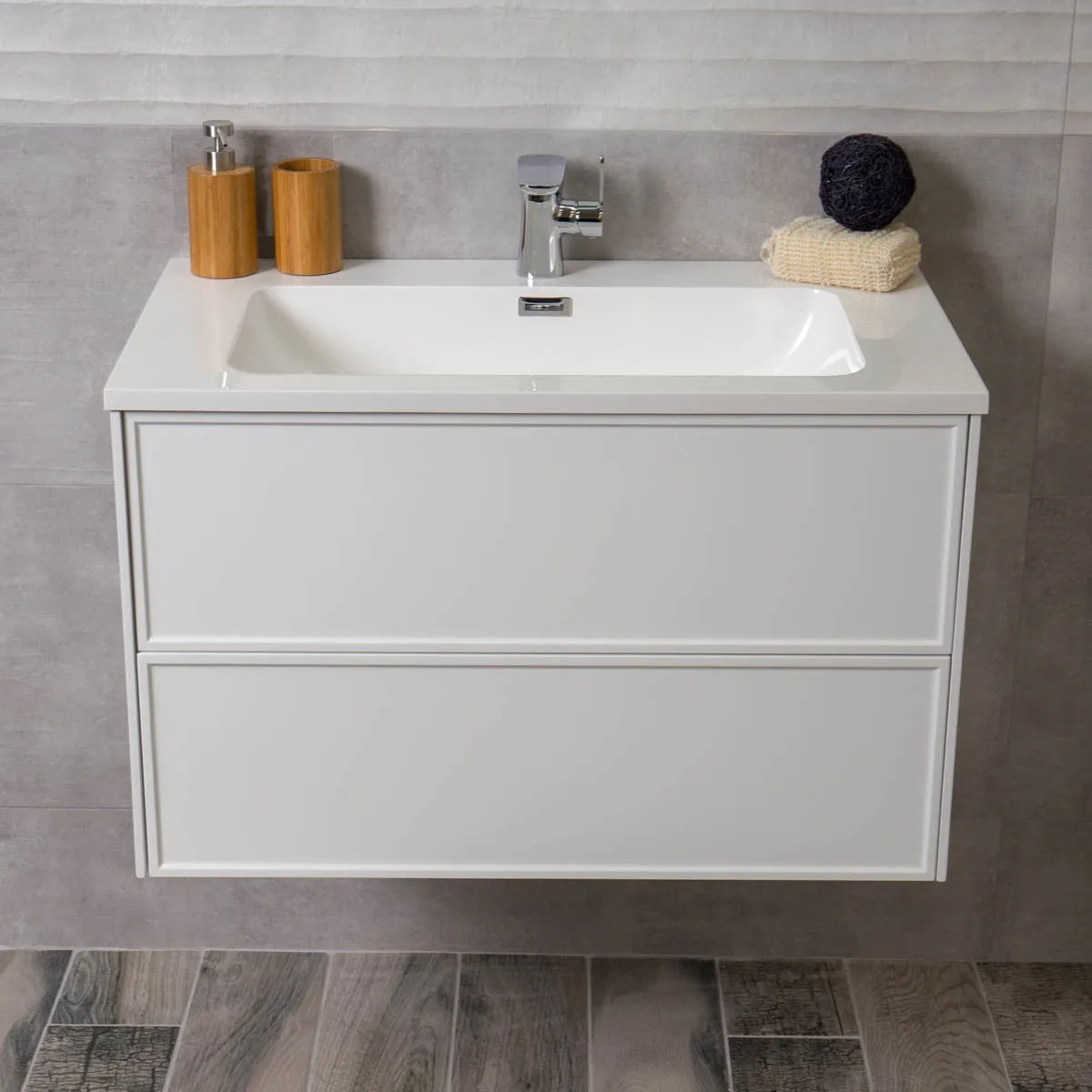 Adelaide Wall Hung Vanity Unit With Basin