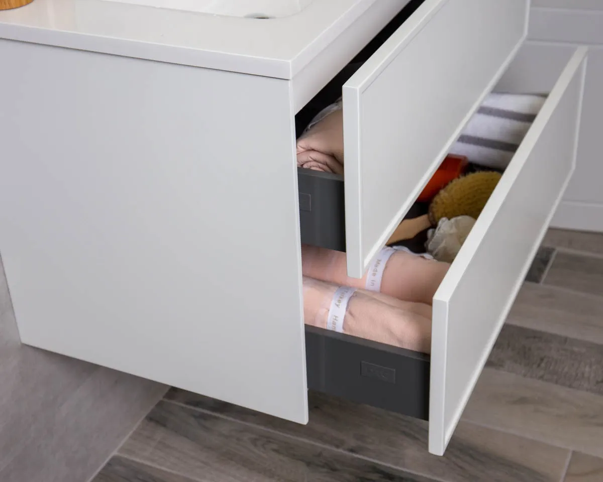 Adelaide Wall Hung Vanity Unit With Basin