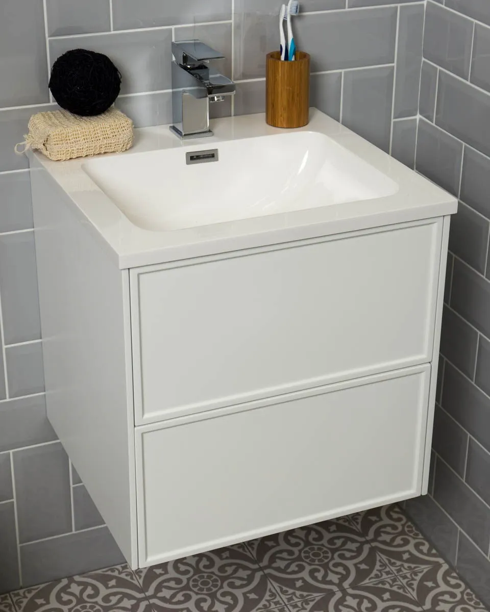 Adelaide Wall Hung Vanity Unit With Basin