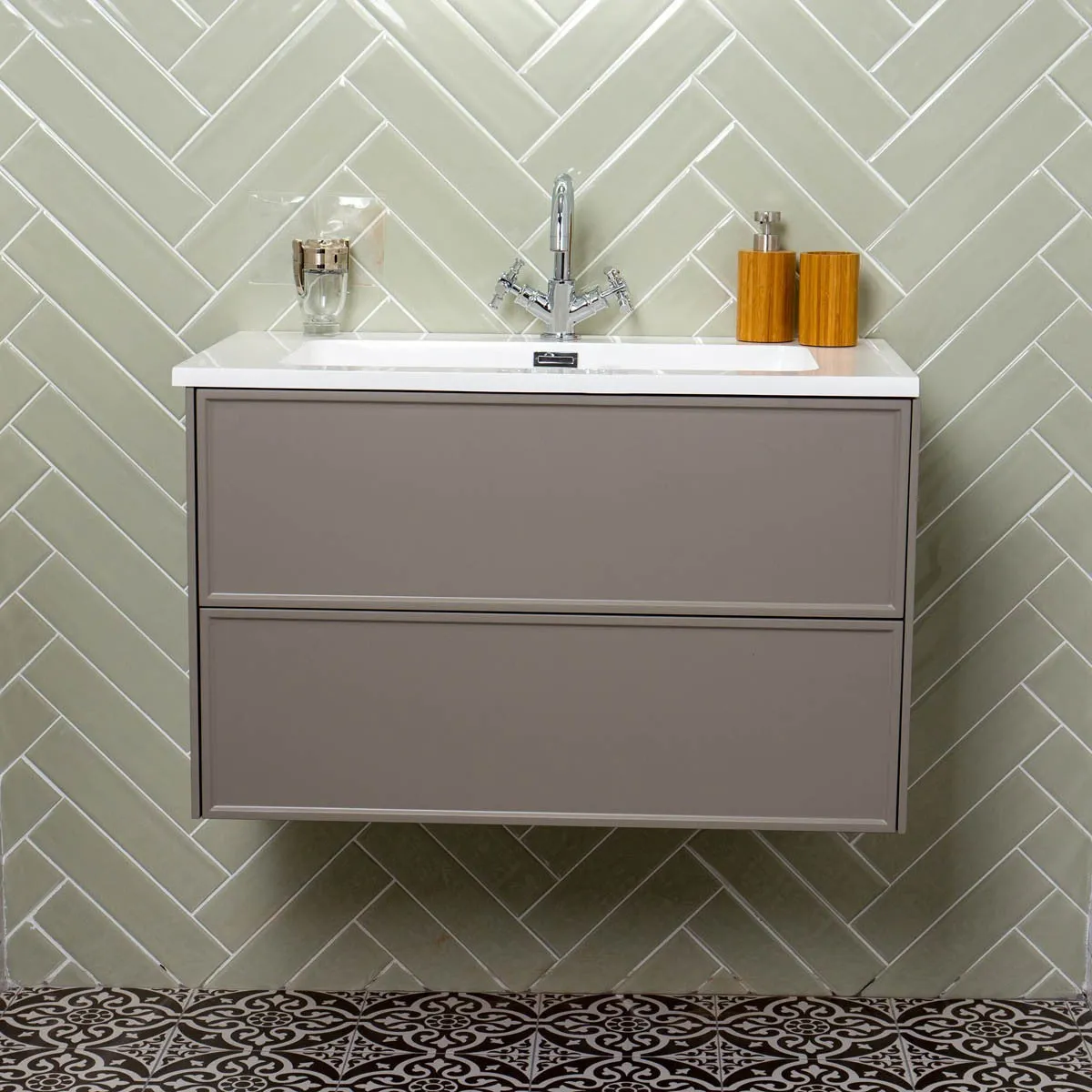Adelaide Wall Hung Vanity Unit With Basin