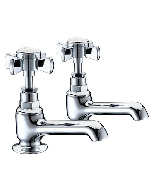 Ailesbury Chrome Basin Pillar Taps