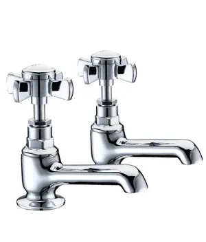 Ailesbury Chrome Basin Pillar Taps