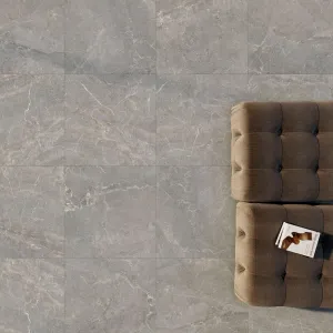 Alchemy Iron Marble Effect Porcelain Tile 60x120cm Antislip Matt