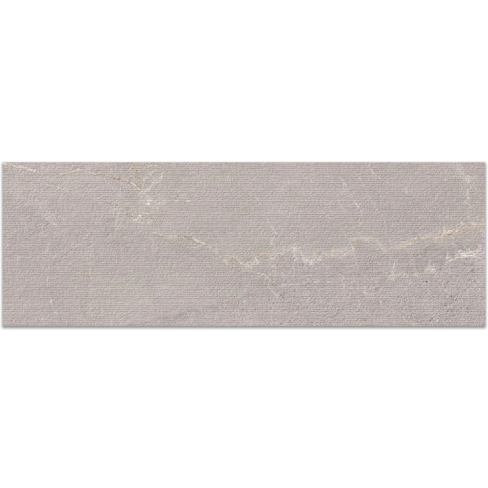 Alchemy Iron Marble Effect Textured Wall Tile 33x100cm Matt