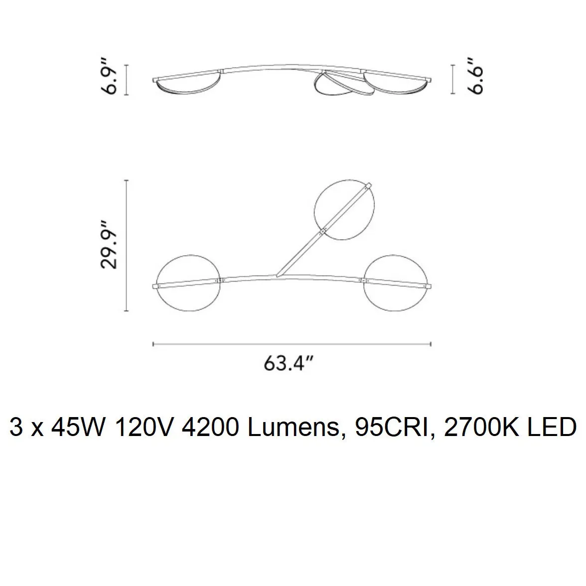 Almendra Organic Pendant Light