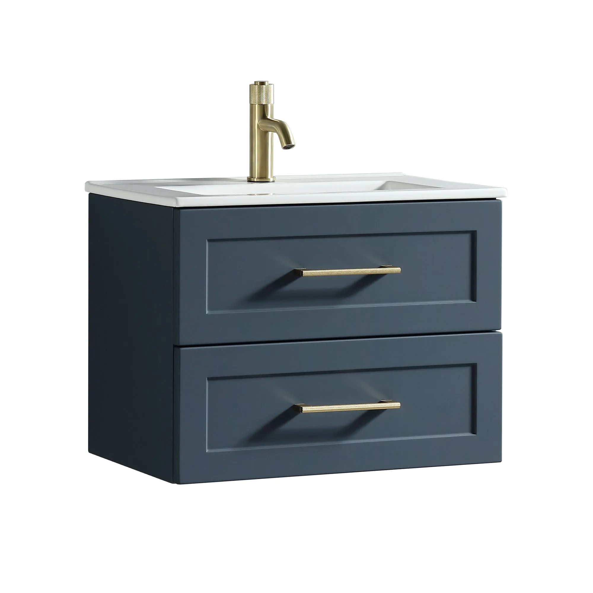 Alton 600 Wall Mounted Vanity Unit With Ceramic Washbasin