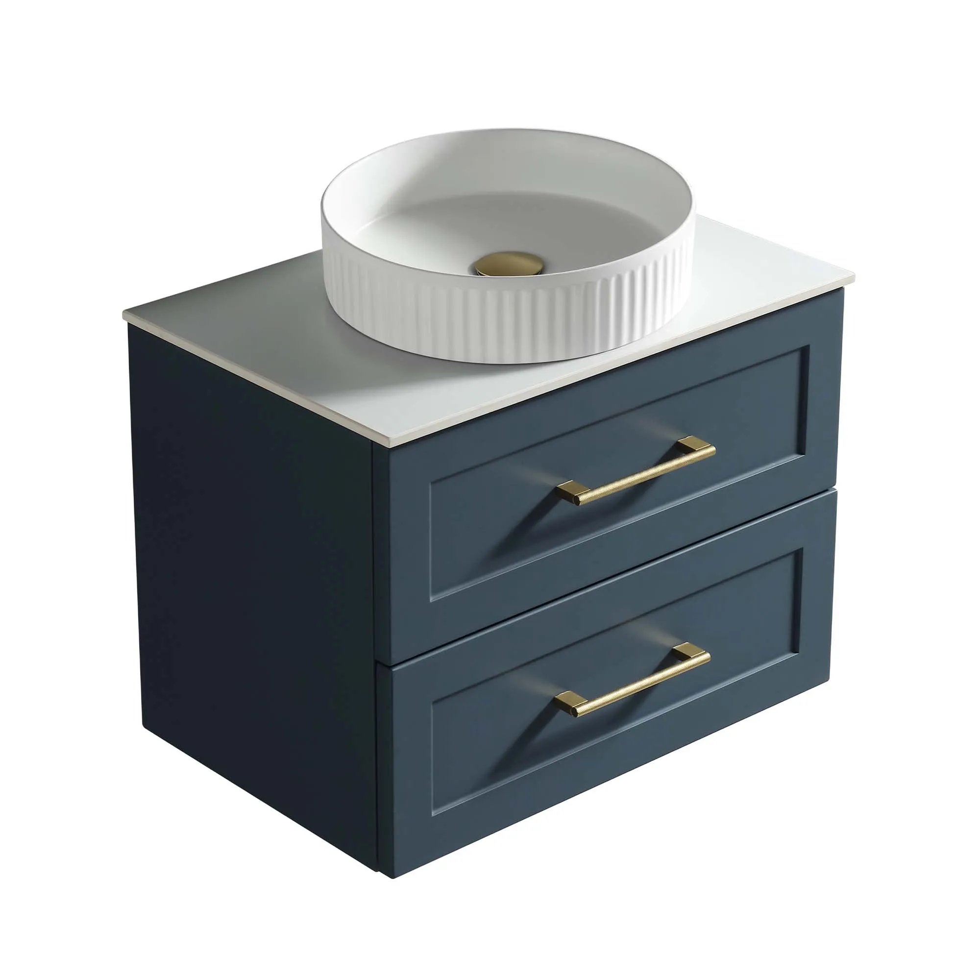 Alton 600 Wall Mounted Vanity Unit With Worktop
