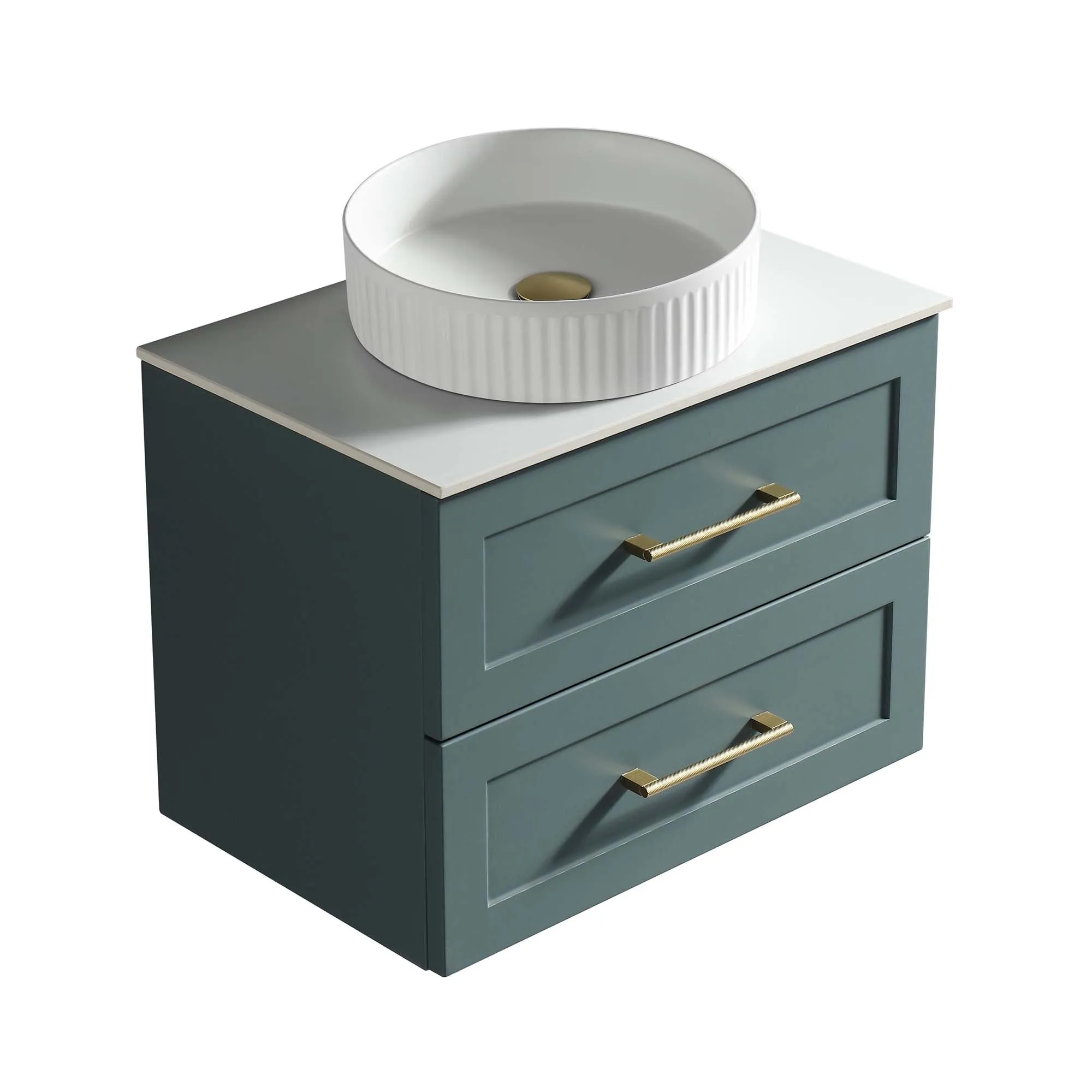 Alton 600 Wall Mounted Vanity Unit With Worktop