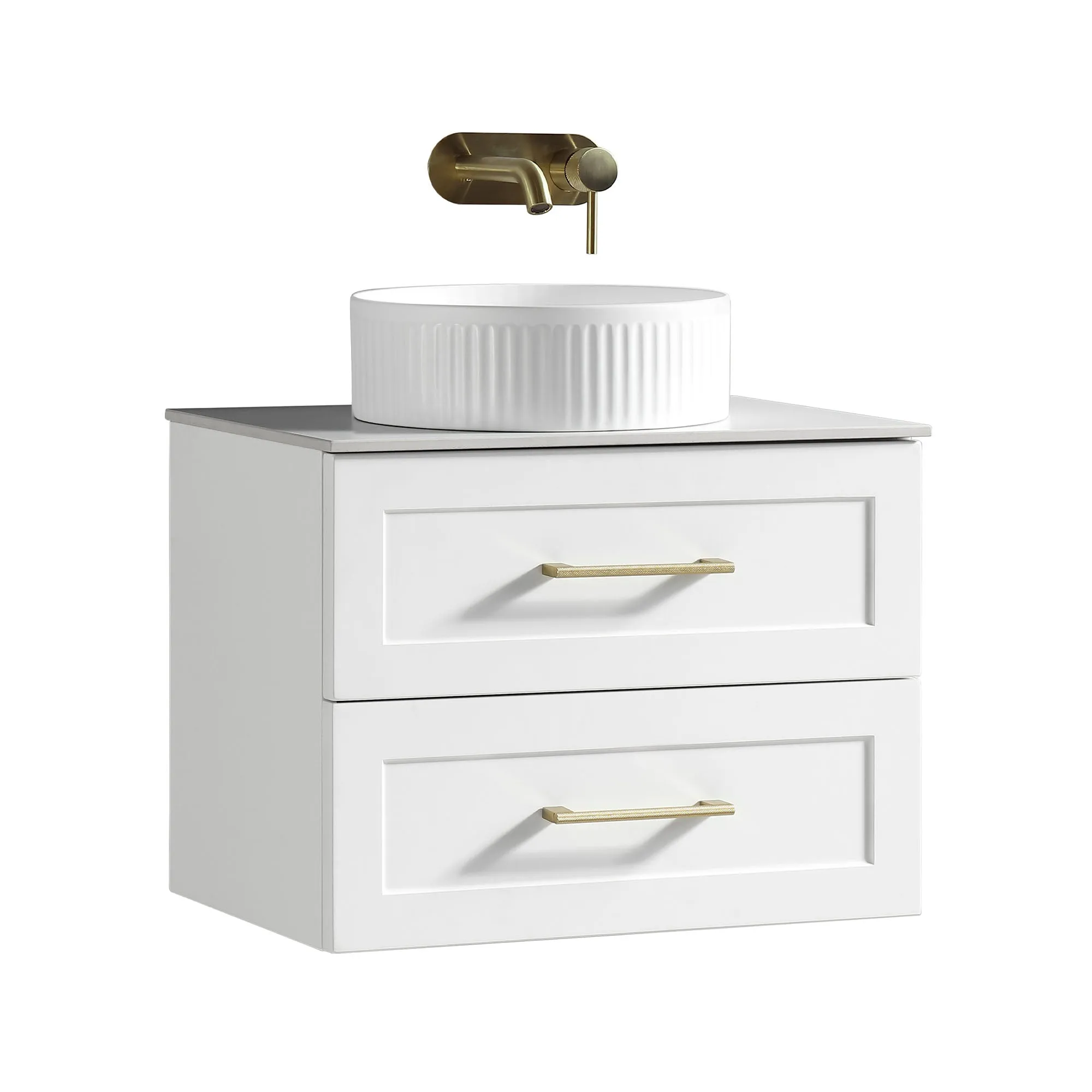 Alton 600 Wall Mounted Vanity Unit With Worktop