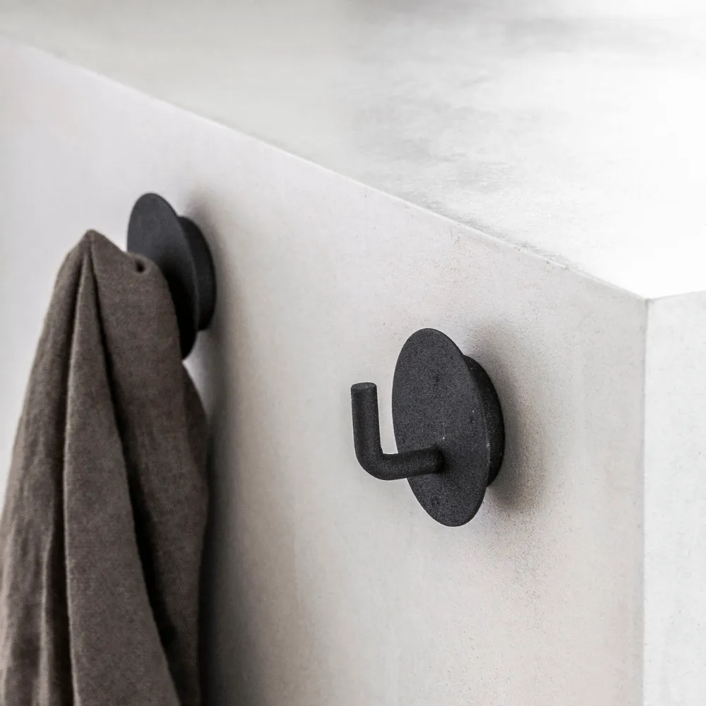Aluminium Hook | Black 3x4cm Zoco Home