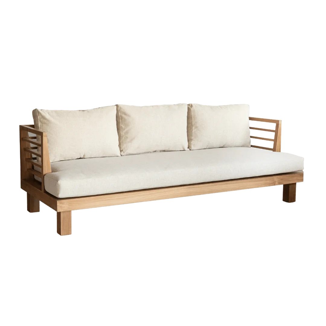 Amaya Three Seater Sofa | Sand Zoco Home