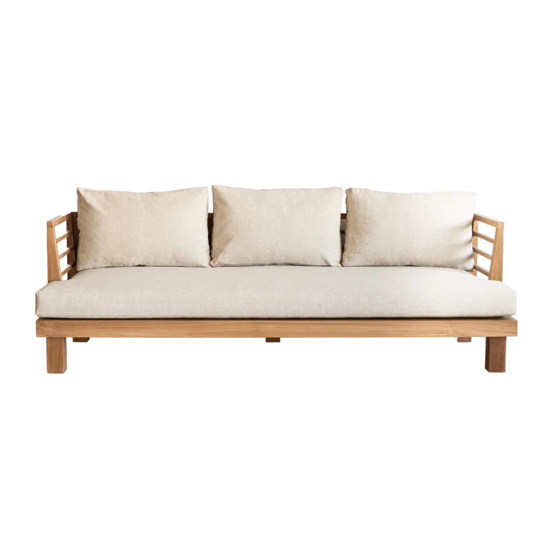 Amaya Three Seater Sofa | Sand Zoco Home