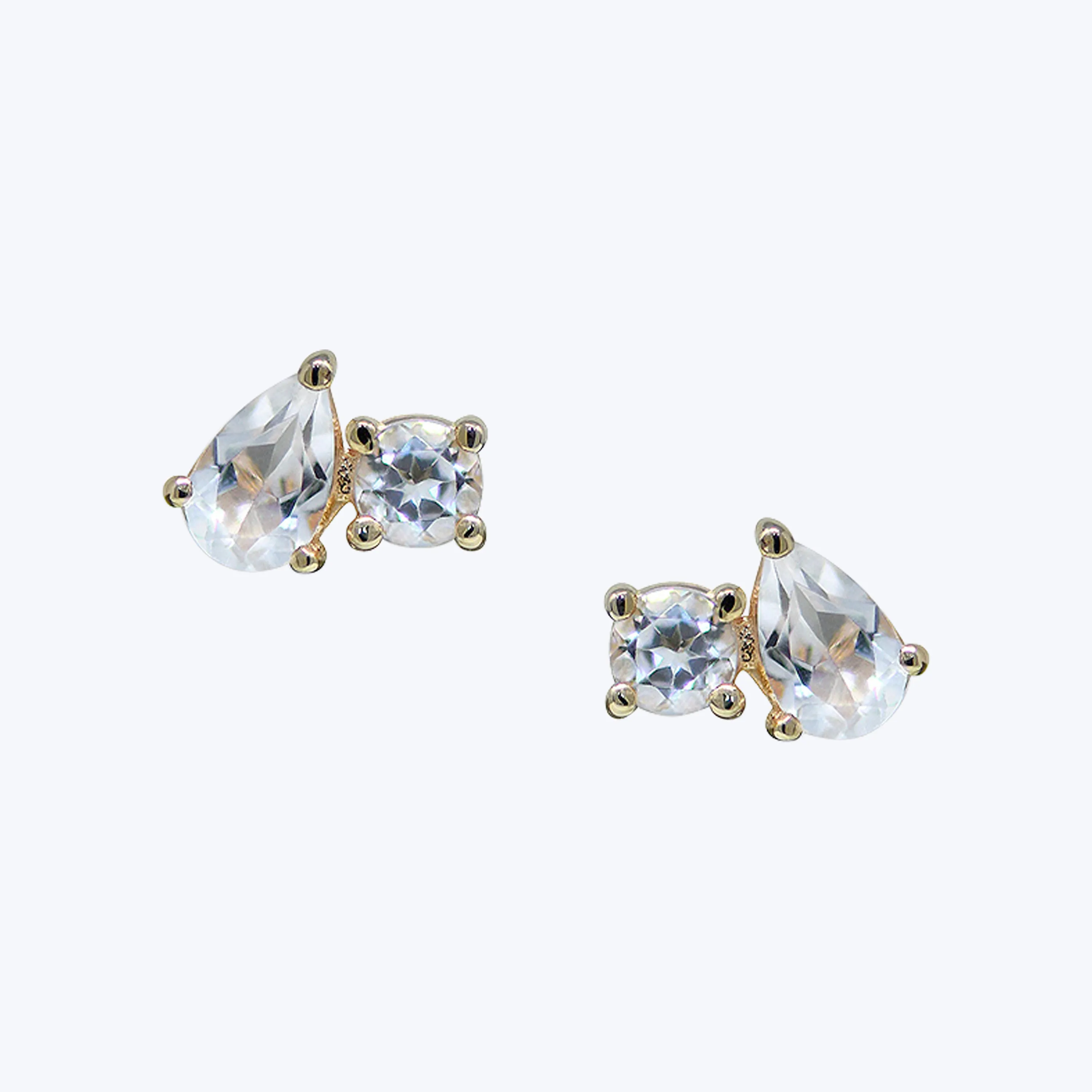 Anzie x Mel Soldera Jumelle Checkerboard Stud