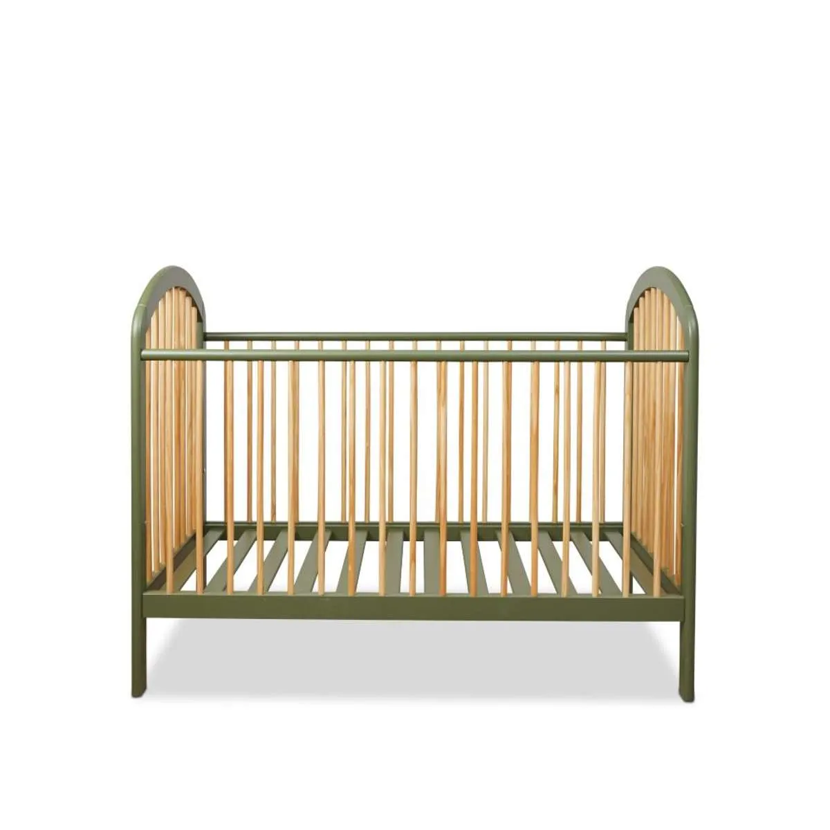 Archie Cot - Moss/Natural Mocka