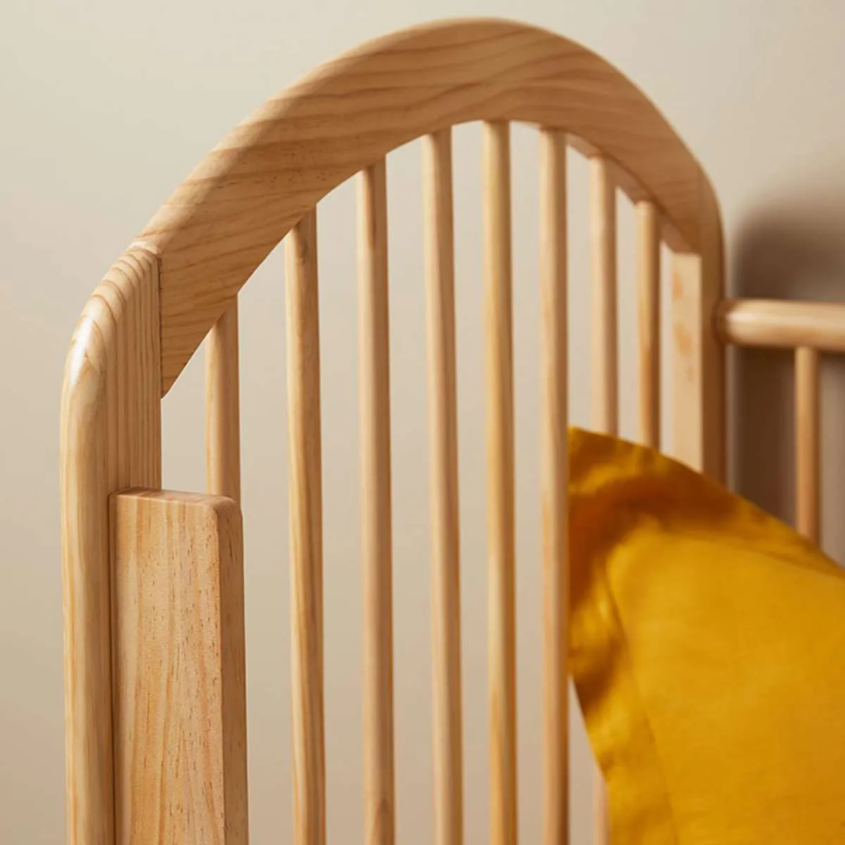 Archie Cot Toddler Bed Half Frame - Natural Mocka