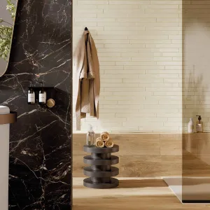 Arizona Ivory Porcelain Tile 4.8x45cm Gloss