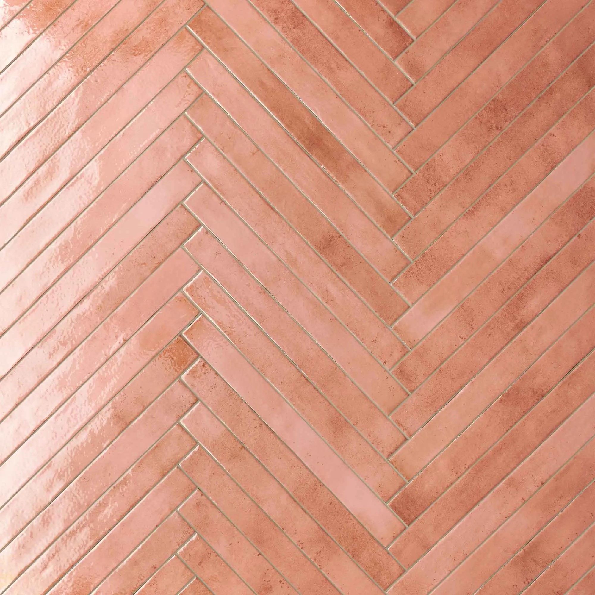 Arizona Salmon Porcelain Tile 4.8x45cm Gloss