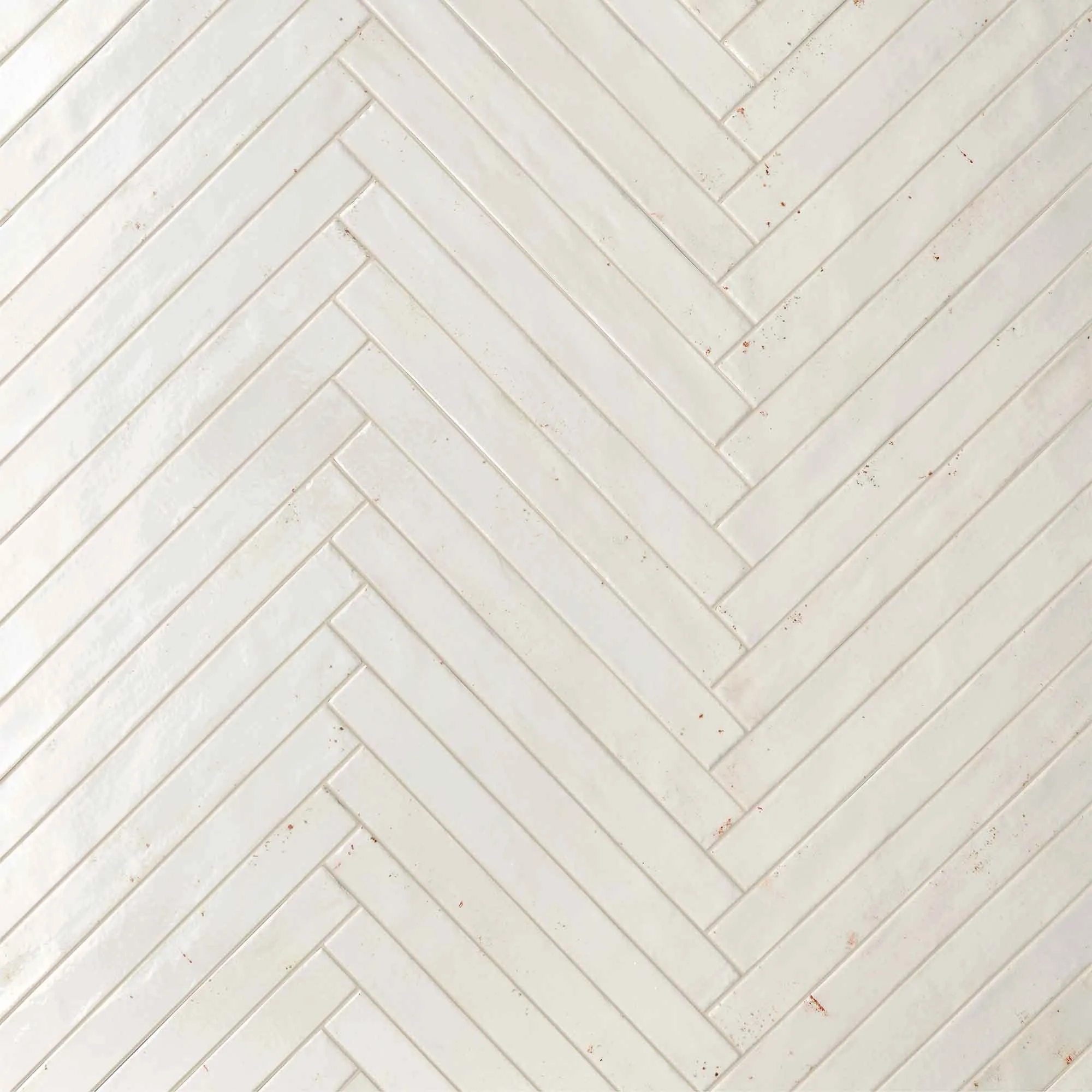Arizona White Porcelain Tile 4.8x45cm Gloss