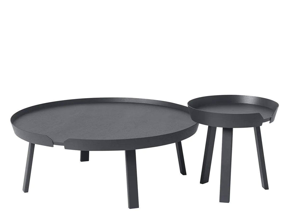 Around Coffee Table, Small, Black