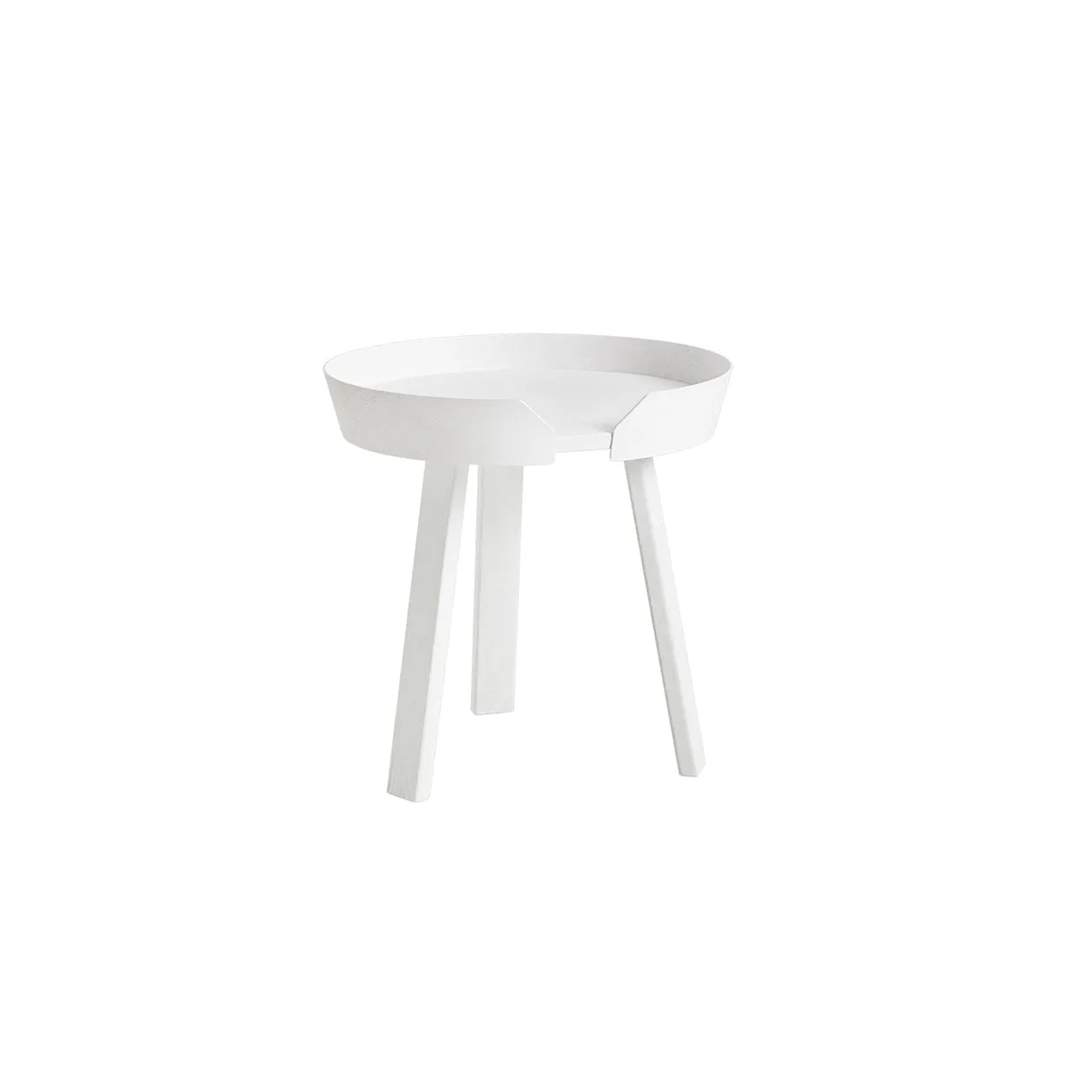 Around Coffee Table, Small, White