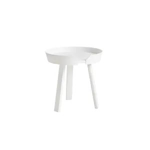Around Coffee Table, Small, White