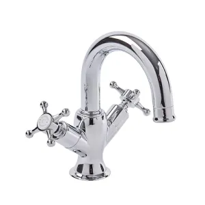 Ashmore Basin Mixer With Click-Clack Waste - Chrome