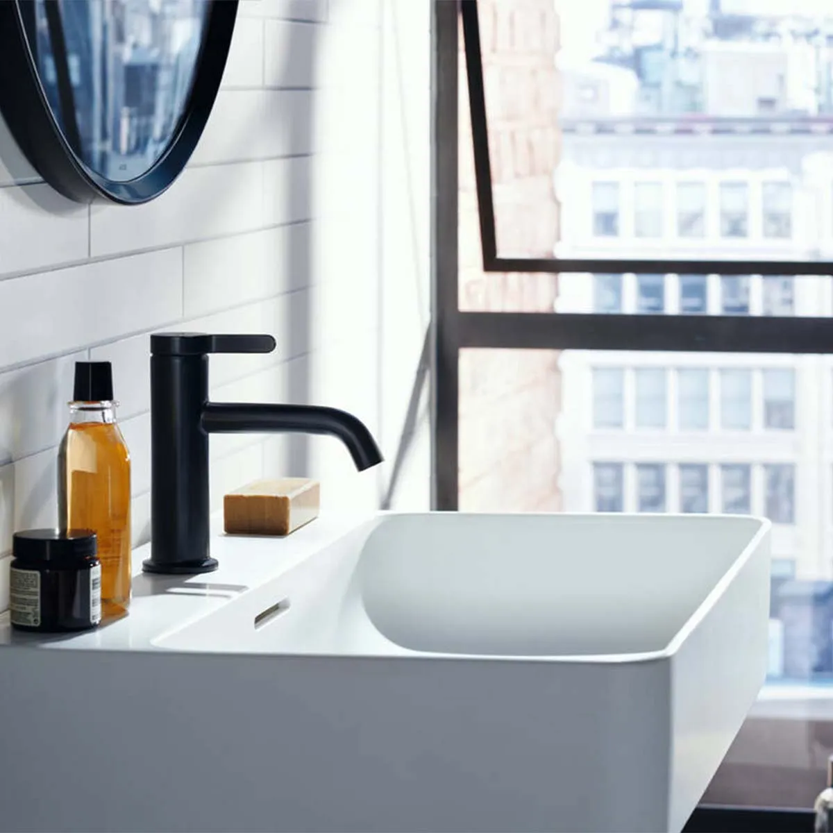 Axor One 70 Single Lever Basin Mixer Tap with Waste