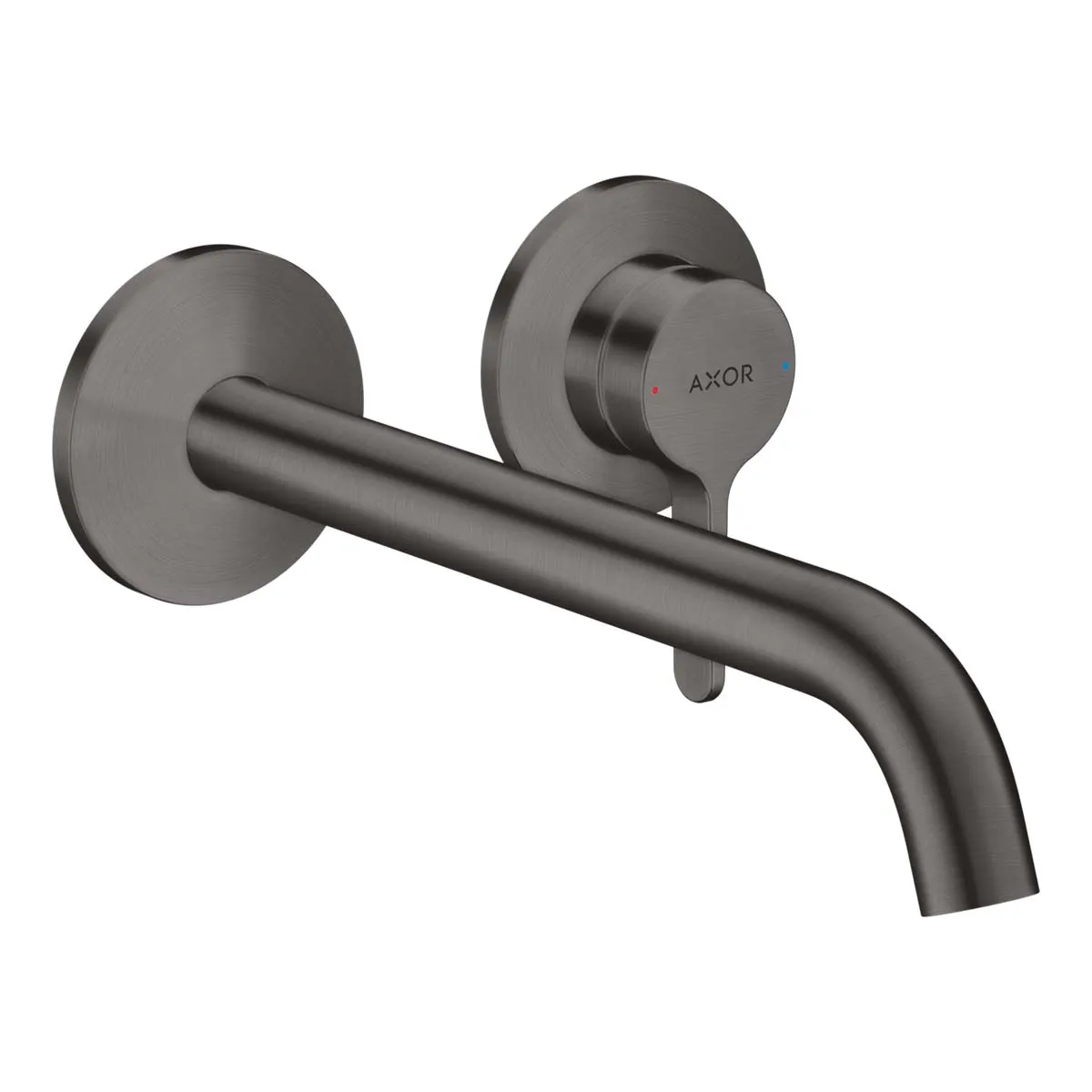 Axor One Wall Mounted 2 Hole Basin Mixer Tap with Waste