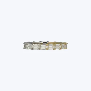 Baguette Cut Diamond Yin-Yang Eternity Band