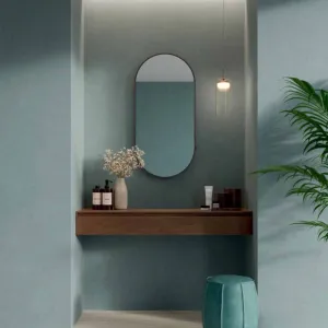 Balance Azure Concrete Effect Porcelain Tile 60x120cm Matt