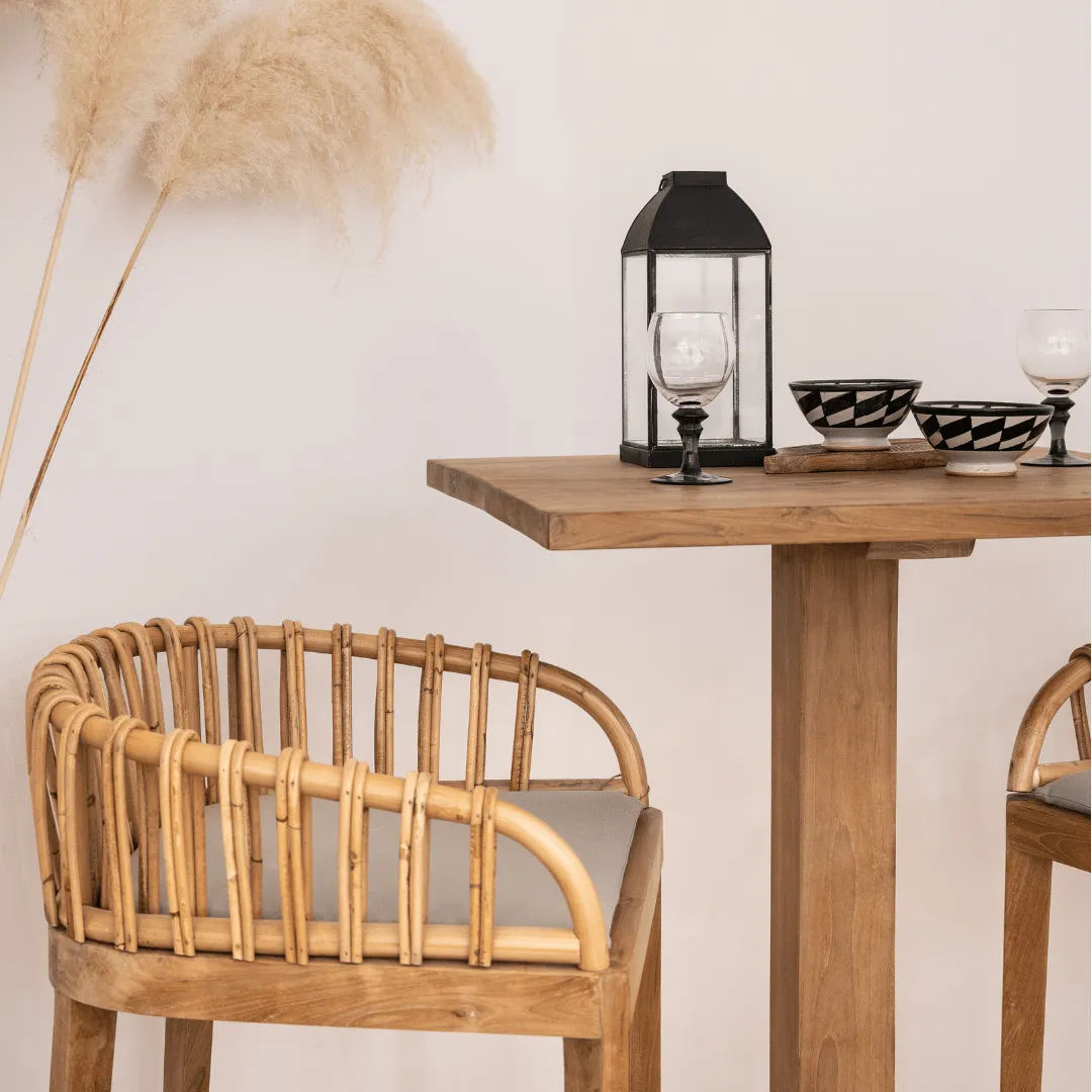 Bali Bar Table | 70x70x110cm Zoco Home