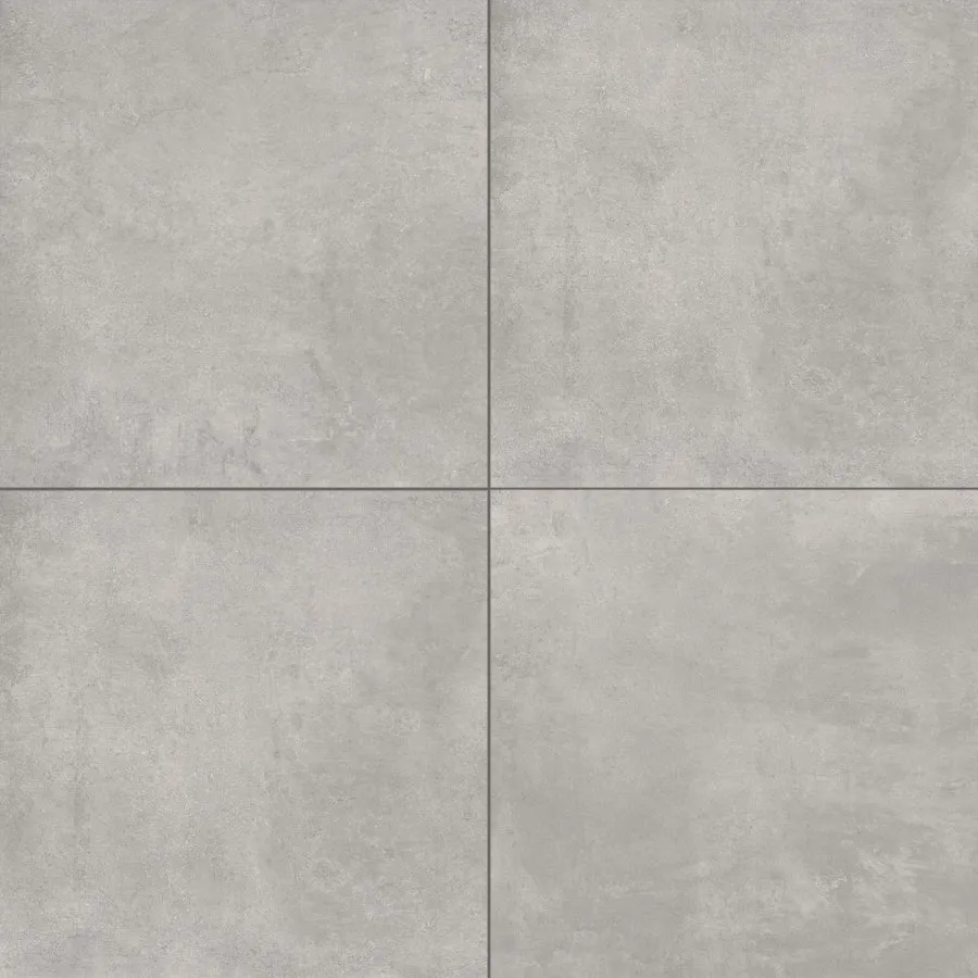 Bilbao Dark Grey Concrete Effect Porcelain Tile Matt 45x45cm
