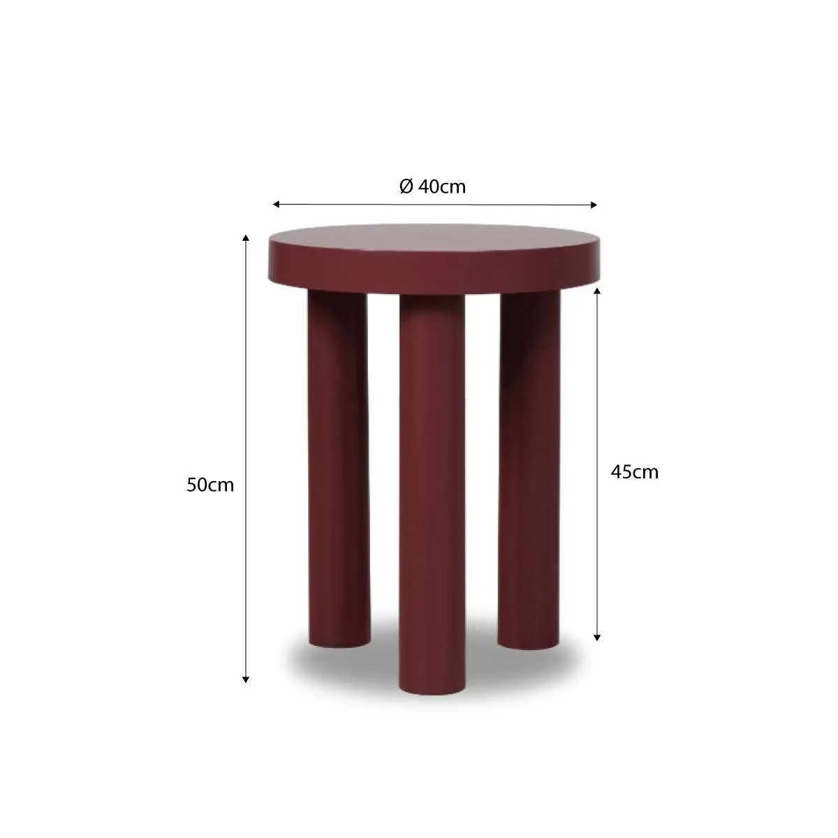 Billy Side Table - Shiraz Mocka