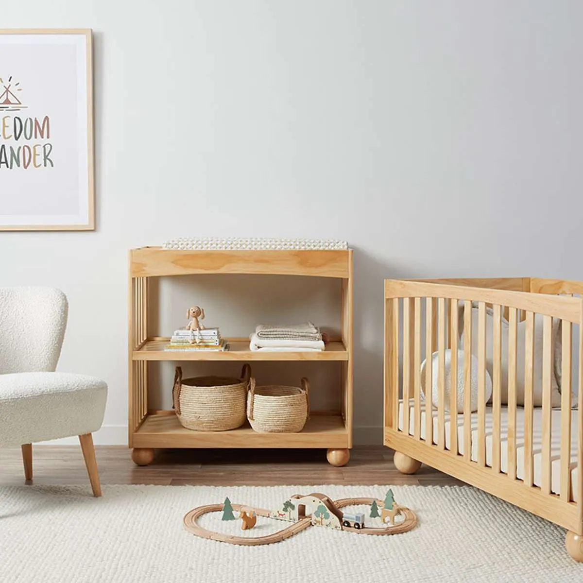 Blake Change Table - Natural Mocka