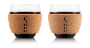 Bodum Pavina Glasses With Cork Cuff Cork 0.1 L, 2 Pcs.