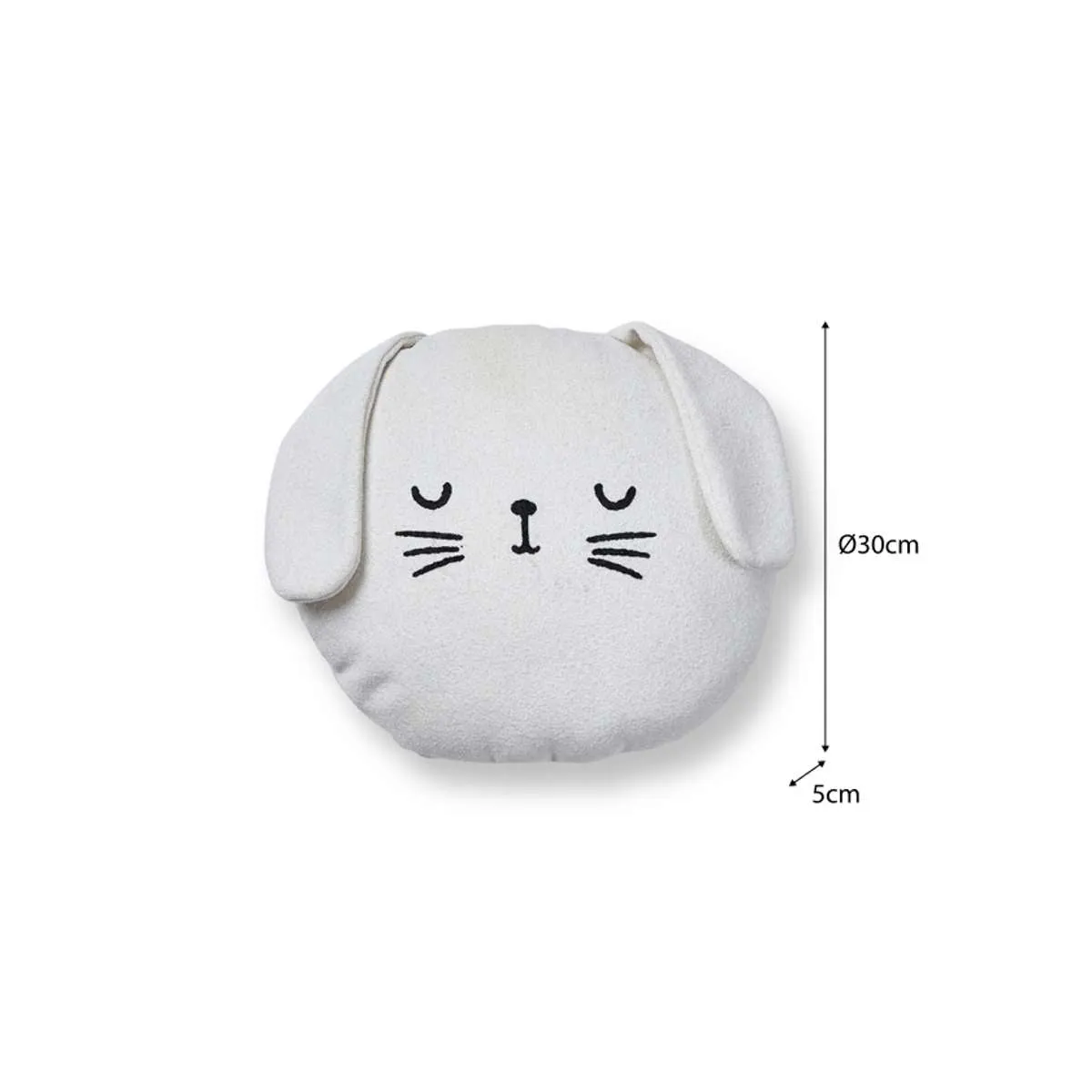 Boucle Bunny Cushion Mocka