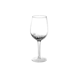 Bubble Wine Glass | Clear/Grey 21x8.5cm Zoco Home