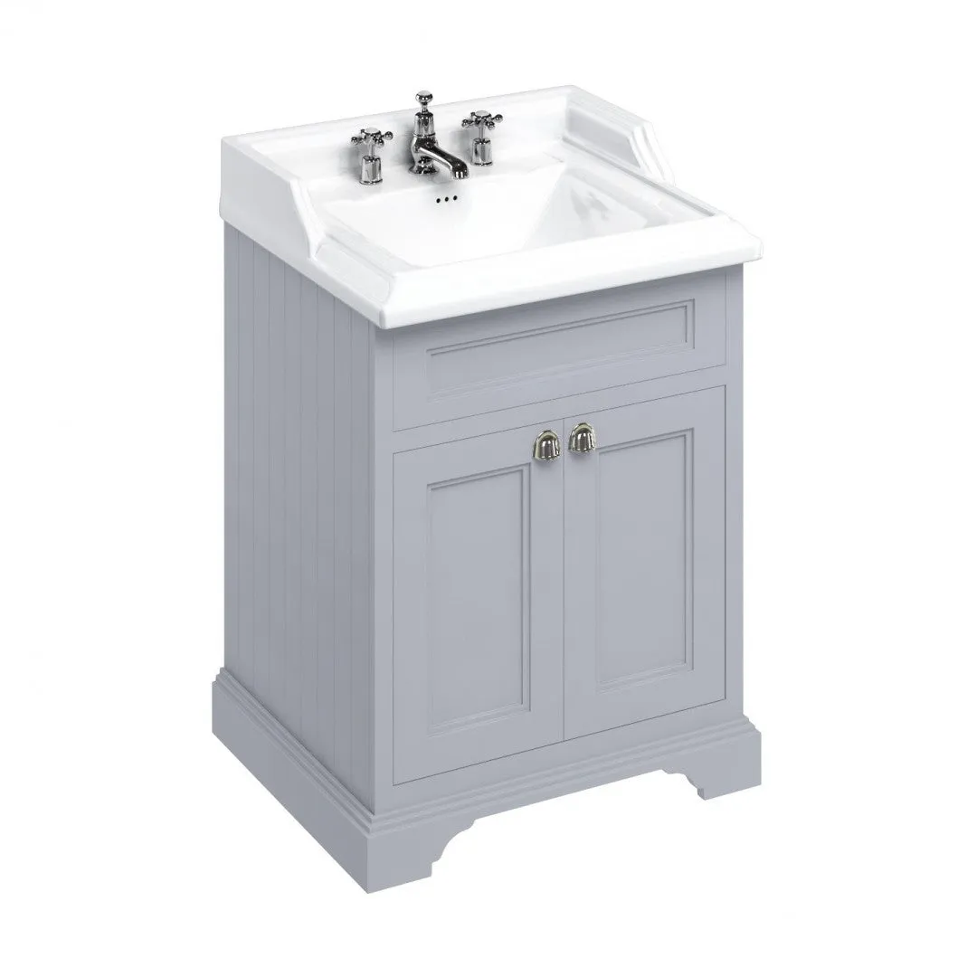 Burlington 650 Freestanding 2-Door Vanity Unit with Basin