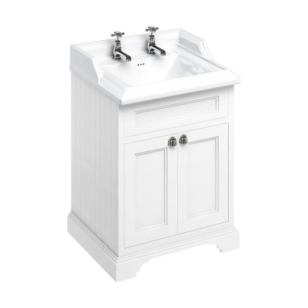 Burlington 650 Freestanding 2-Door Vanity Unit with Basin