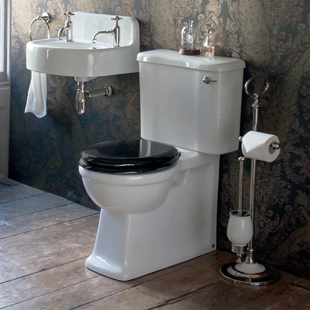 Burlington Arcade Close Coupled Back To Wall Toilet Traditional