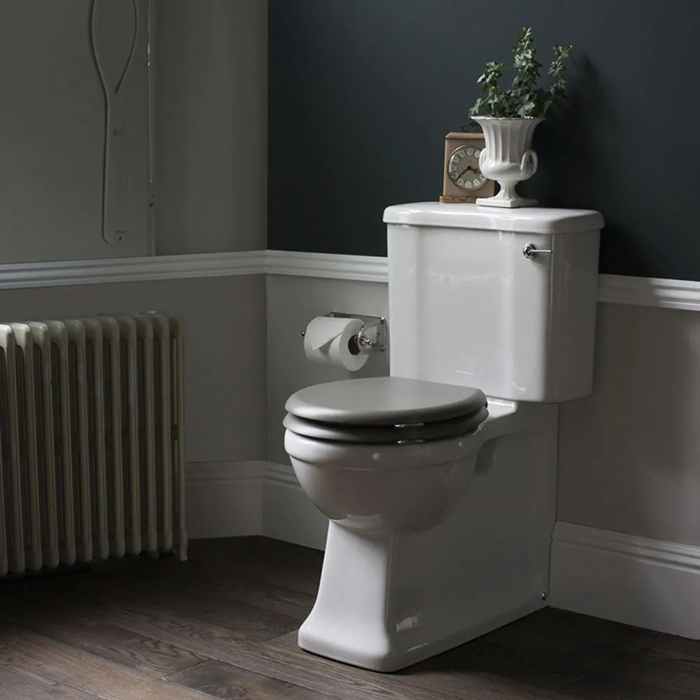 Burlington Arcade Close Coupled Back To Wall Toilet Traditional