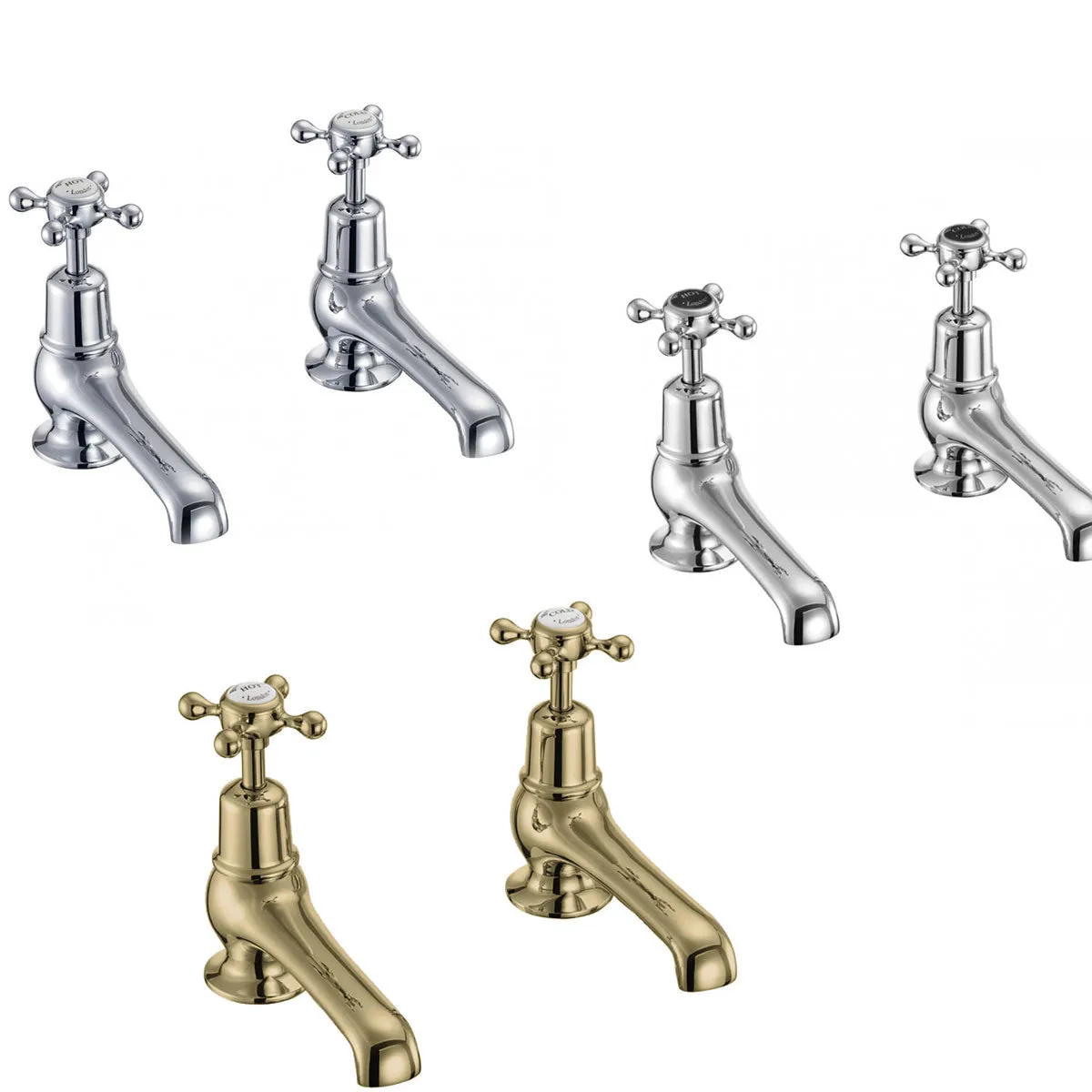 Burlington Claremont 5 Inch Basin Taps