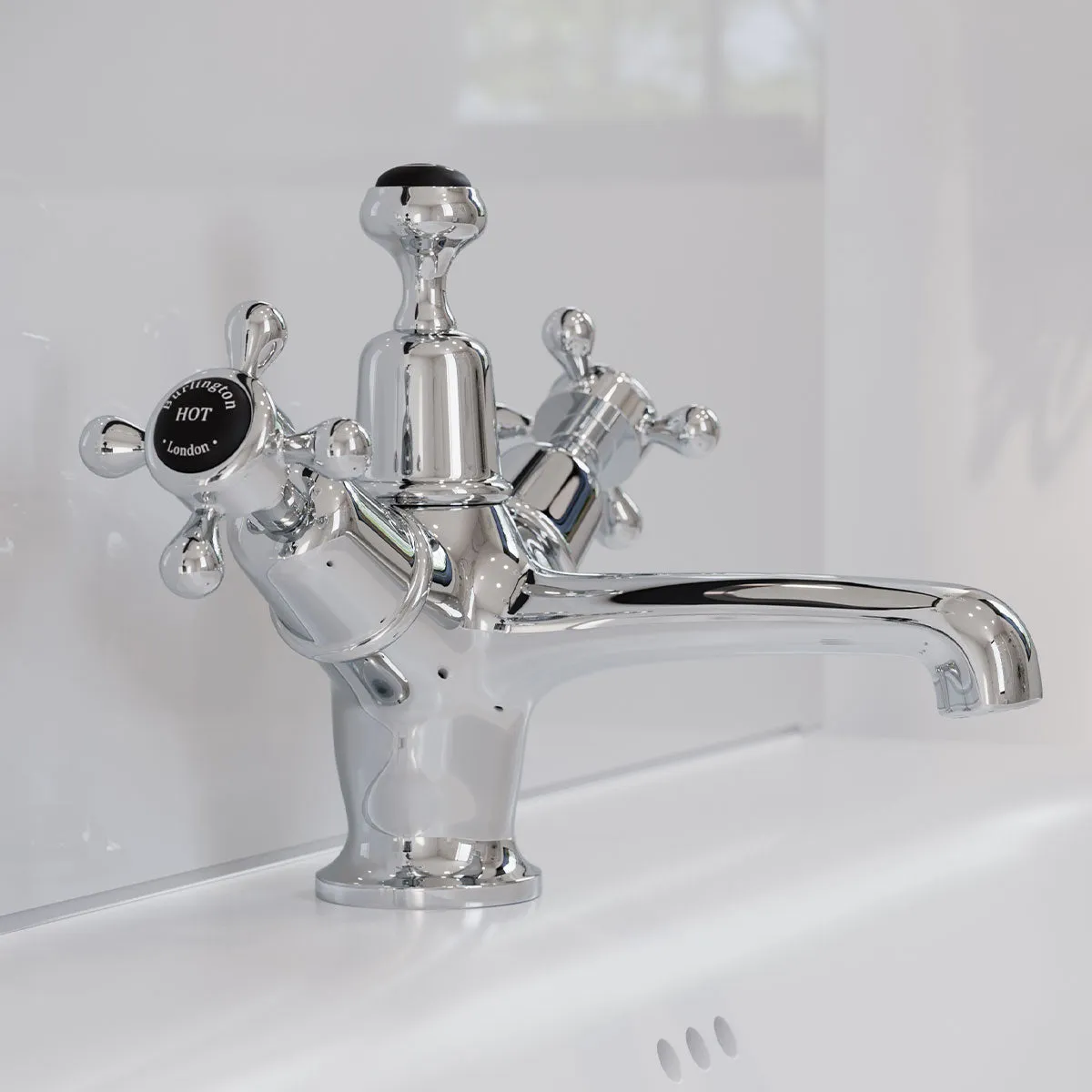 Burlington Claremont Basin Mixer With Click-Clack Waste