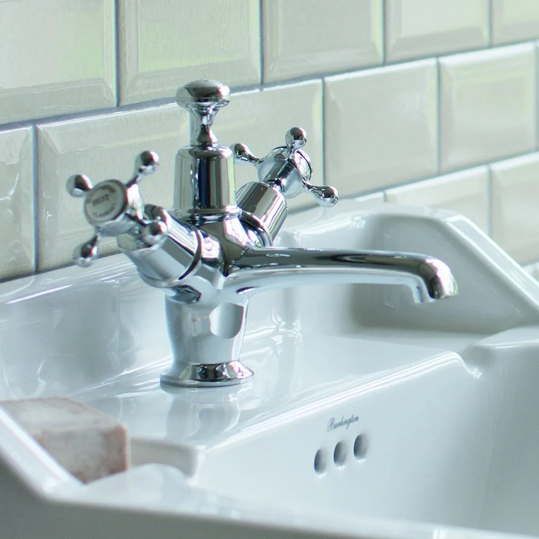 Burlington Claremont Basin Mixer With Click-Clack Waste