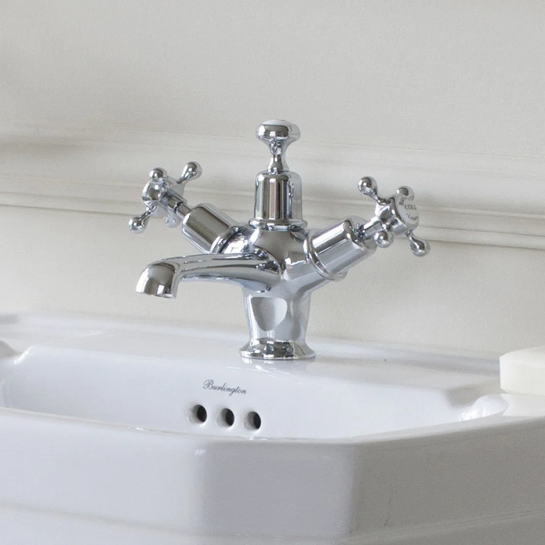 Burlington Claremont Basin Mixer With Click-Clack Waste